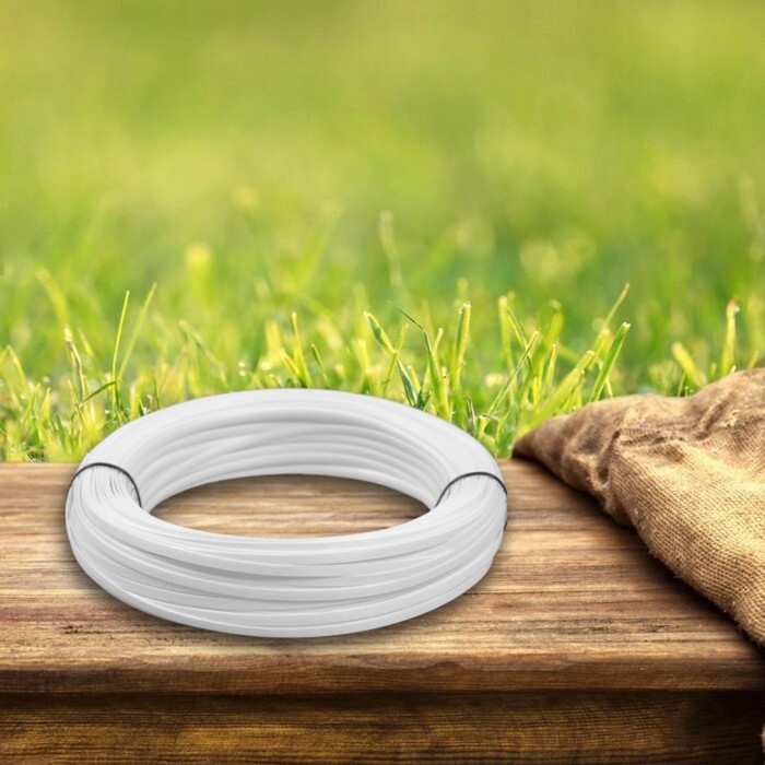 Ротанг искусственный 6 мм 100 м волна (белый) Ротанг искусственный 6 мм 100 м волна (белый)