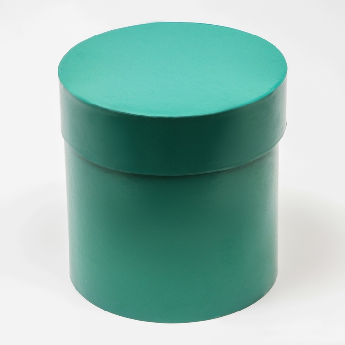 Набор круглых коробок  5 в 1 глянец Изумруд , 20*20,19*19,18*18,16*16,15*15