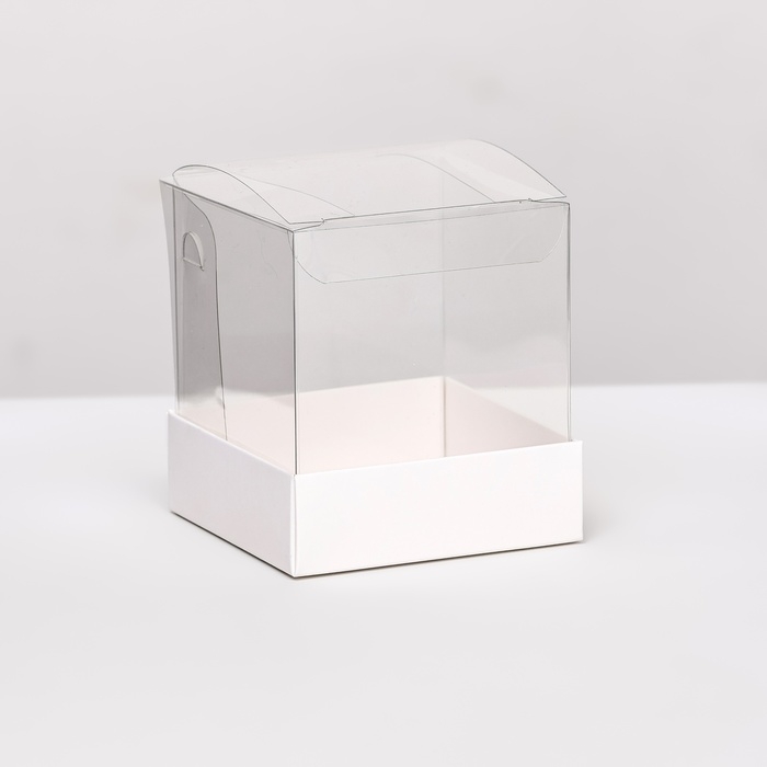 Упаковка для кондитерских изделий, белый, 8 х 8 х 9 см Упаковка для кондитерских изделий, белый, 8 х 8 х 9 см