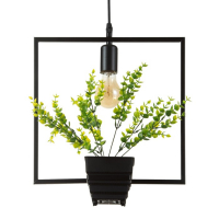 Светильник BayerLux "Квадрат" черный 1x40W E27 12x34x48 см