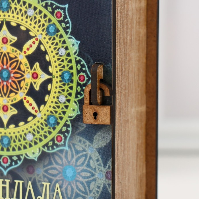 Копилка-шкатулка Копилка-шкатулка "Мандала благополучия" 14х12х5 см