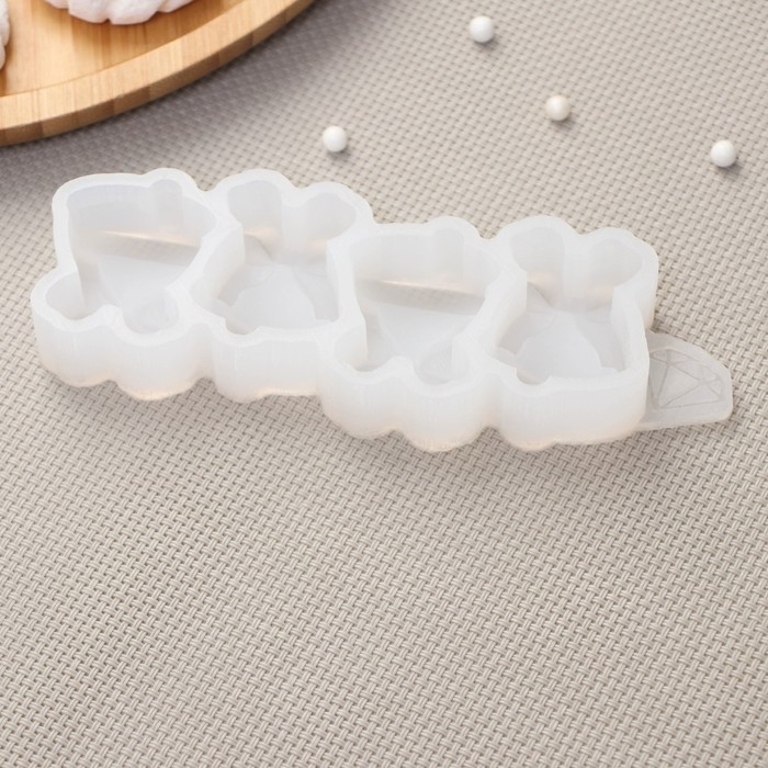 Силиконовый молд «Колокольчики», цвет прозрачный Силиконовый молд «Колокольчики», цвет прозрачный