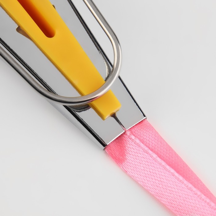 Устройство для складывания косой бейки, 12 мм, цвет жёлтый Устройство для складывания косой бейки, 12 мм, цвет жёлтый