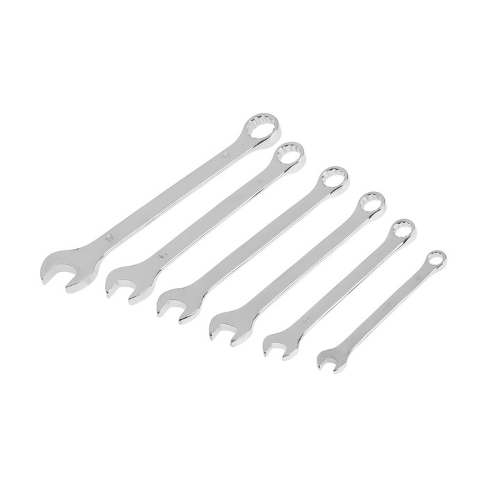 Набор ключей комбинированных в холдере ТУНДРА, CrV, зеркальные, 8 - 17 мм, 6 шт. Набор ключей комбинированных в холдере ТУНДРА, CrV, зеркальные, 8 - 17 мм, 6 шт.