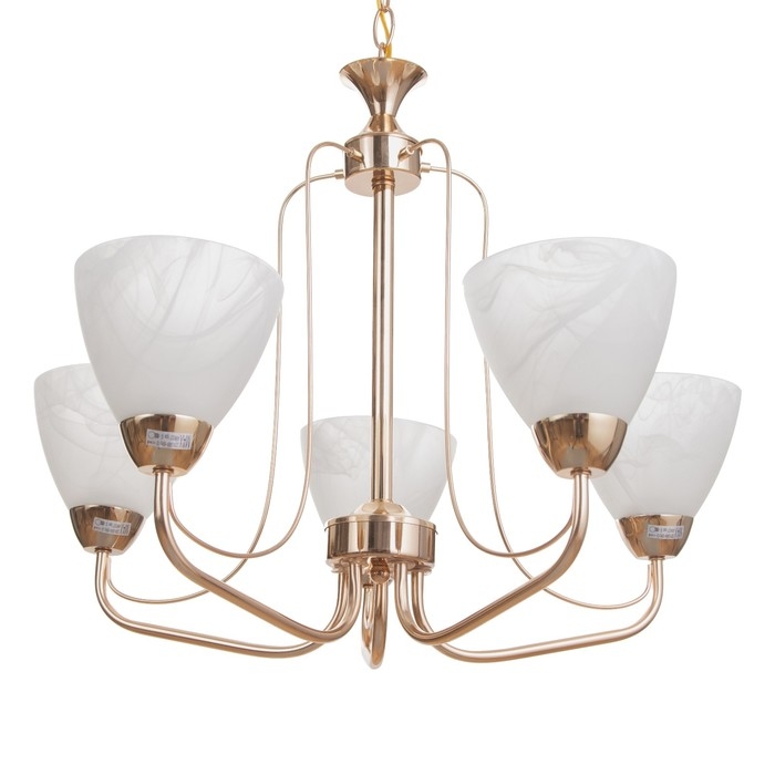 Люстра Люстра "Амелия" 5х60Вт Е27 Золото 59х59х100(60)см