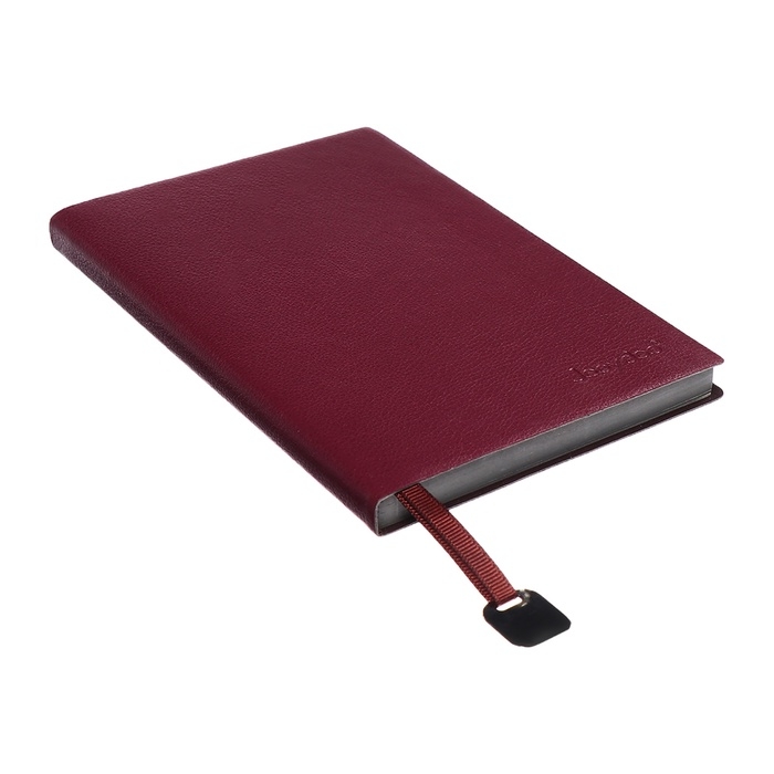 Ежедневник недатированный, формат А6+,116 листов, клетка, ЛАЙТ Бордовый, тониров. срез Ежедневник недатированный, формат А6+,116 листов, клетка, ЛАЙТ Бордовый, тониров. срез