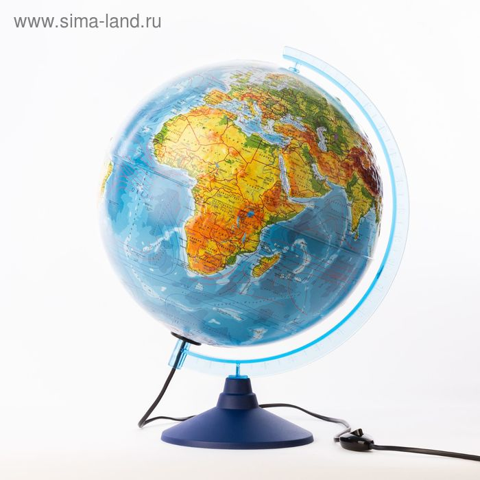 Глoбус физический рельефный «Классик Евро», диаметр 320 мм, с подсветкой Глoбус физический рельефный «Классик Евро», диаметр 320 мм, с подсветкой