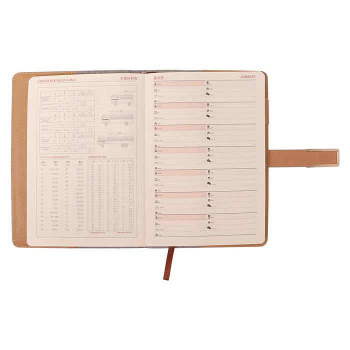 Органайзер А5, с хлястиком, 100 листов в линейку, обложка ПВХ, серый Органайзер А5, с хлястиком, 100 листов в линейку, обложка ПВХ, серый