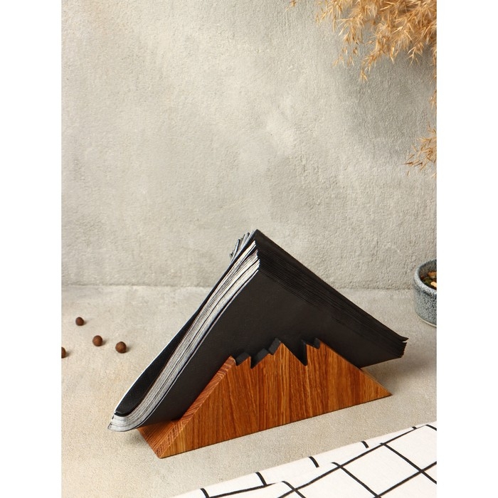 Салфетница «Гора», 18,5×7 см, дуб Салфетница «Гора», 18,5×7 см, дуб