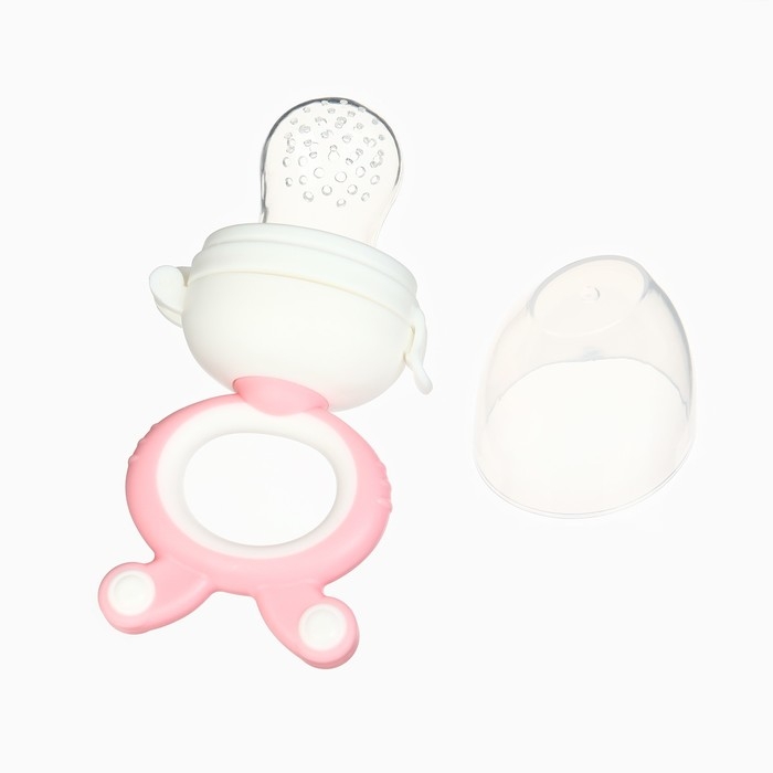 Ниблер с силиконовой сеточкой, вращ.поршень, цвет розовый Ниблер с силиконовой сеточкой, вращ.поршень, цвет розовый