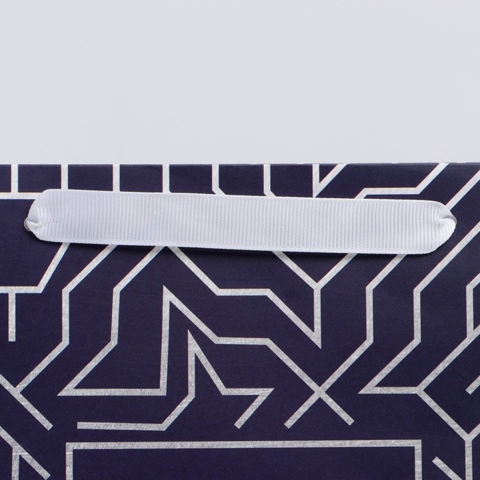 Пакет подарочный ламинированный горизонтальный, упаковка, &laquo;Первый во всём&raquo;, M 25.5 х 30 х 9 см