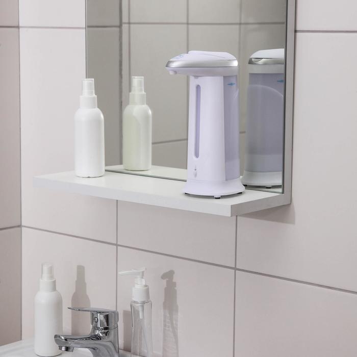 Диспенсер для антисептика/жидкого мыла сенсорный, 380 мл, на батарейках, цвет белый Диспенсер для антисептика/жидкого мыла сенсорный, 380 мл, на батарейках, цвет белый