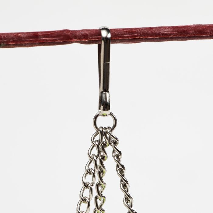 Качели для грызунов круглая на цепочках, 8,5 х 7 см, вспененный ПВХ, зелёные Качели для грызунов круглая на цепочках, 8,5 х 7 см, вспененный ПВХ, зелёные