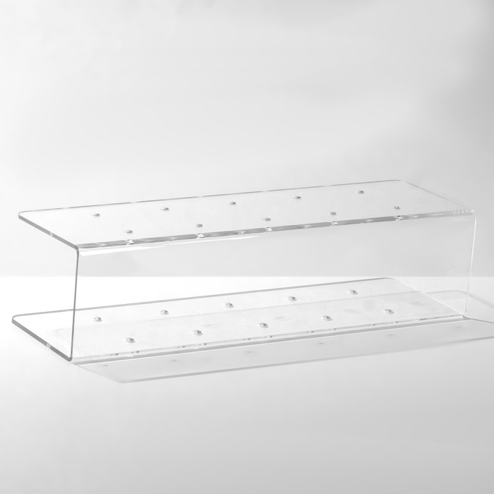 Подставка под леденцы 30×9,5×7,5, оргстекло 3 мм, вместимость 10 шт., В ЗАЩИТНОЙ ПЛЁНКЕ Подставка под леденцы 30×9,5×7,5, оргстекло 3 мм, вместимость 10 шт., В ЗАЩИТНОЙ ПЛЁНКЕ