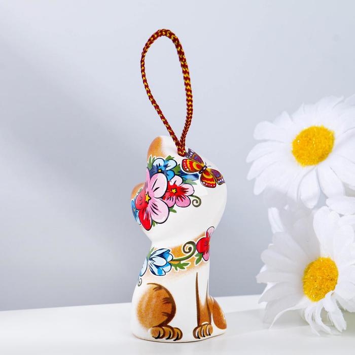 Сувенирный колокольчик  Сувенирный колокольчик "Котёнок. Любовь", 6 см, микс