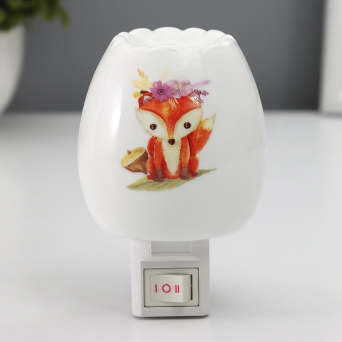 Светильник Светильник "Лисичка" 1х7Вт Е11 белый 6х7х12см