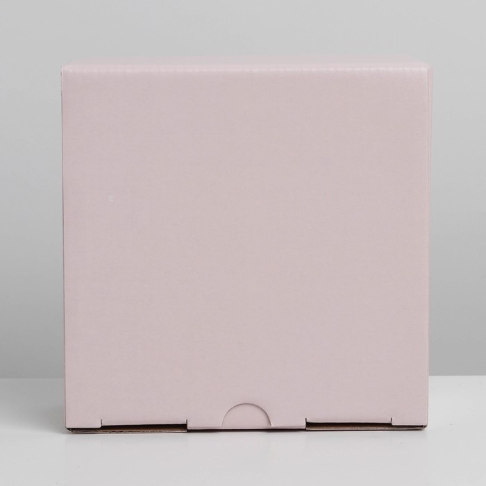 Коробка подарочная складная, упаковка, «Розовая», 15 х 15 х 7 см Коробка подарочная складная, упаковка, «Розовая», 15 х 15 х 7 см