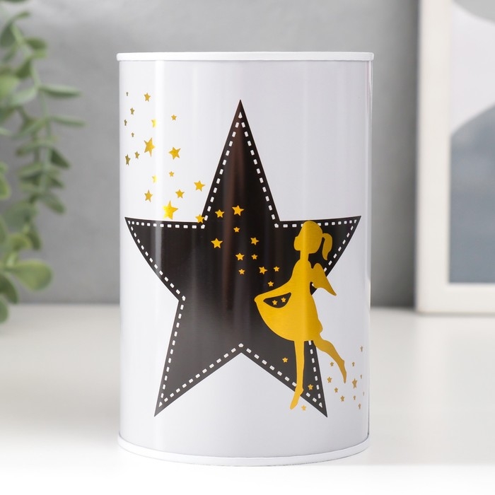 Копилка металл Копилка металл "Звёздный ангел" МИКС 8х8х12,5 см