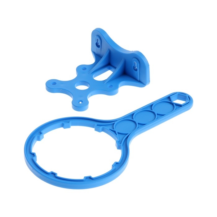 Корпус для фильтра  Корпус для фильтра "Аквабрайт" АБФ-10-12, 1/2", для холодной воды, ключ, крепеж, прозрачный