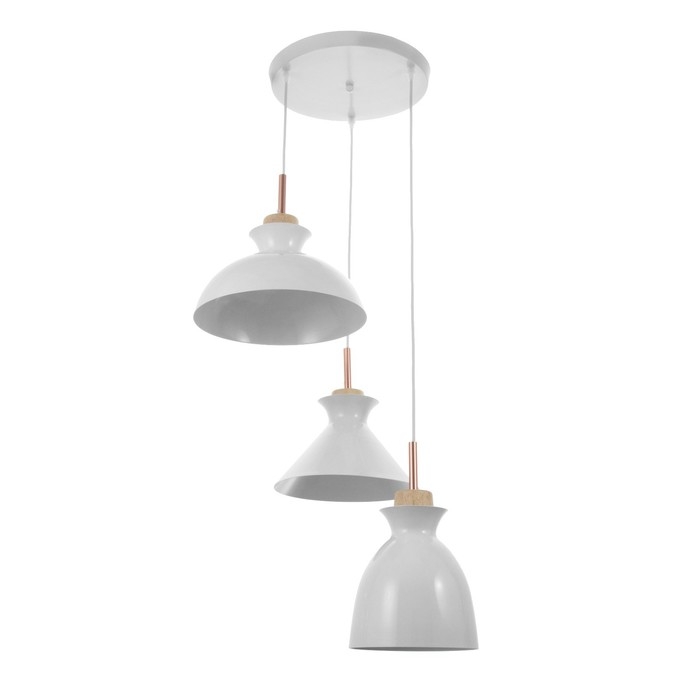 Светильник BayerLux Светильник BayerLux "Вармо" 3хЕ27 40Вт белый 41х41х25-125см