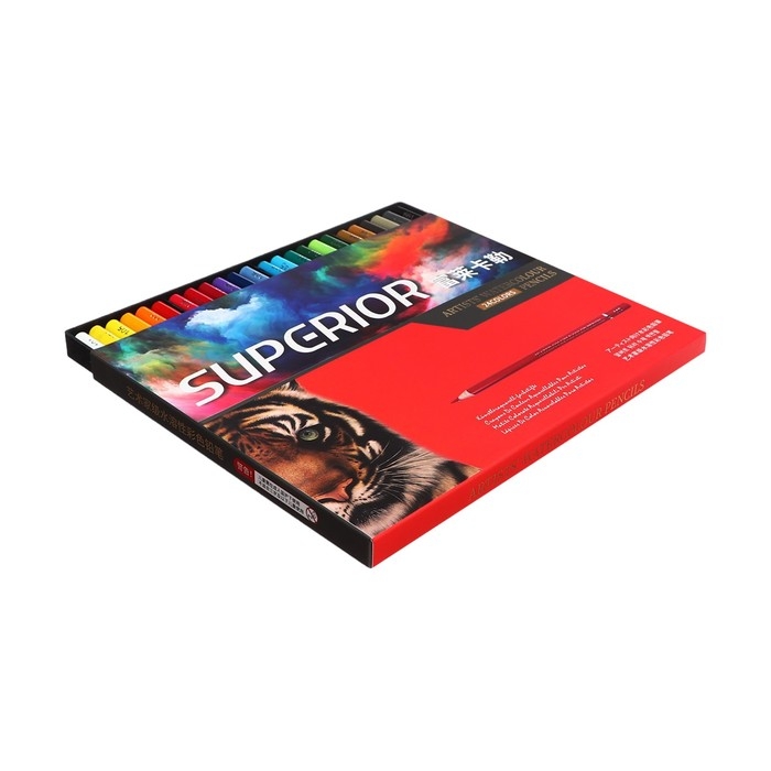 Карандаши акварельные 24 цвета, в картонной коробке WCP-24 Карандаши акварельные 24 цвета, в картонной коробке WCP-24