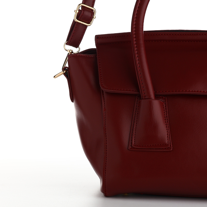 Сумка женская на молнии, цвет бордовый Сумка женская на молнии, цвет бордовый