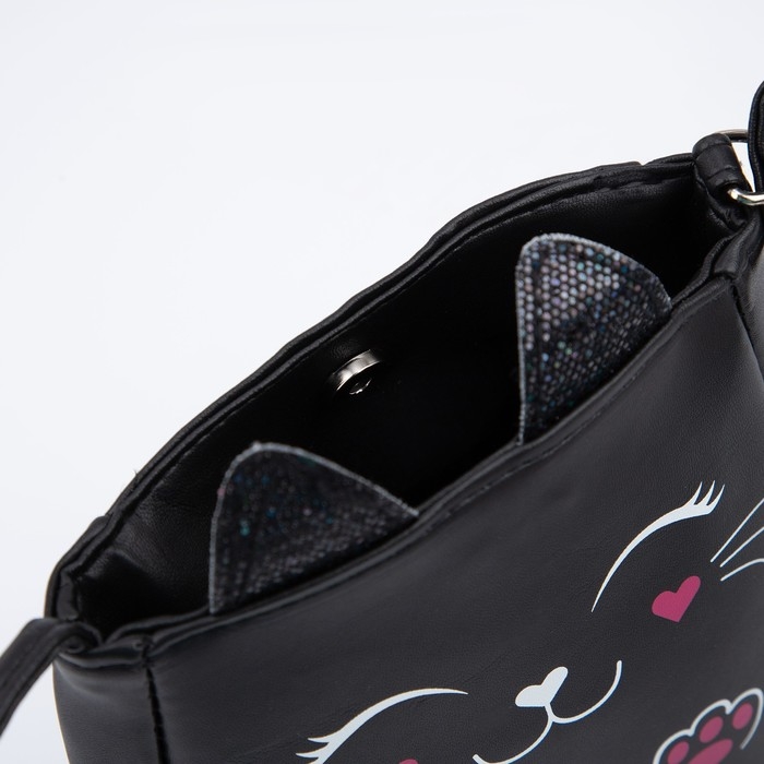 Сумка детская для девочки «чёрный котик» Сумка детская для девочки «чёрный котик»