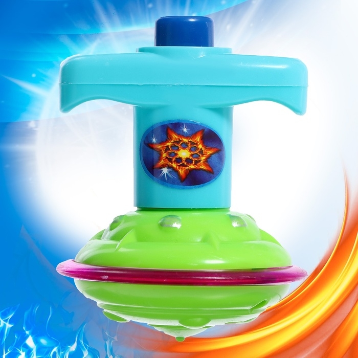 Набор волчков «НЛО», с устройством запуска, цвета МИКС Набор волчков «НЛО», с устройством запуска, цвета МИКС