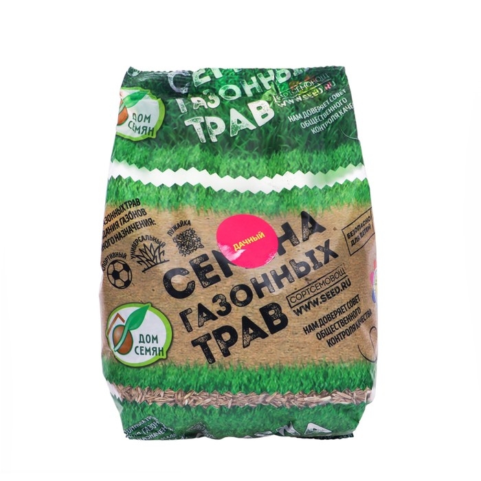 Семена газонной травы  Семена газонной травы "Зеленый уголок","Дачный", 0,5 кг