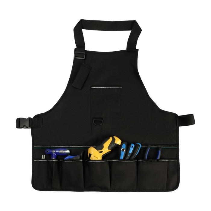 Жилет (сумка) для инструмента ТУНДРА, оксфорд 650ПВХ, 18 карманов Жилет (сумка) для инструмента ТУНДРА, оксфорд 650ПВХ, 18 карманов