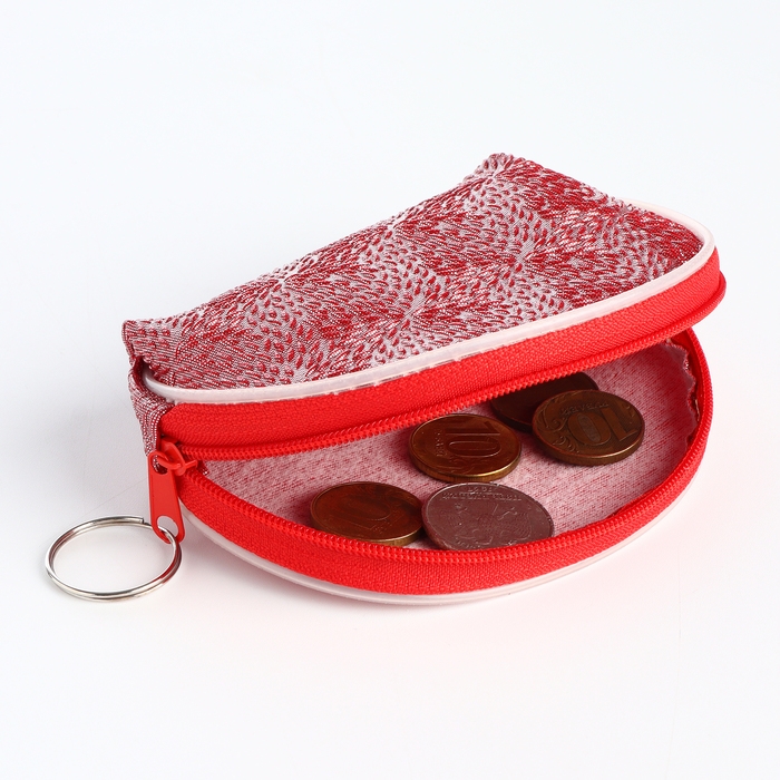 Кошелёк женский на молнии, цвет красный Кошелёк женский на молнии, цвет красный