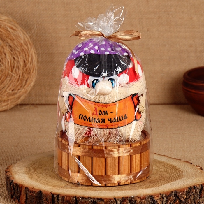 Оберег-копилка Оберег-копилка "Дом - полная чаша", 22 х 14 см, микс