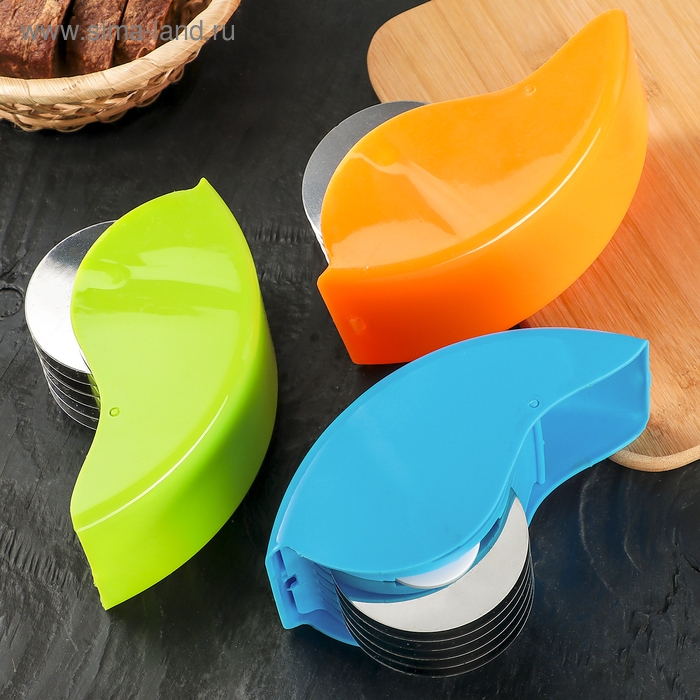 Измельчитель для зелени «Агат», 13×6 см, цвет МИКС Измельчитель для зелени «Агат», 13×6 см, цвет МИКС