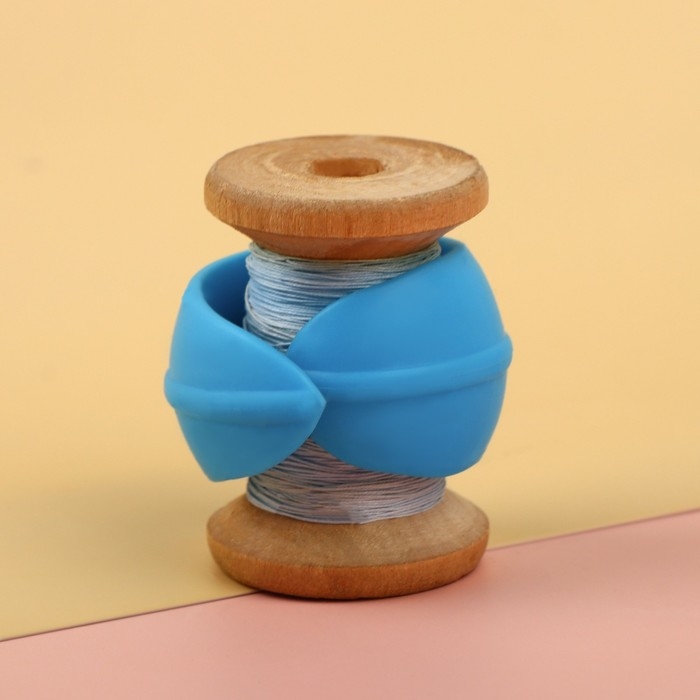 Зажимы для катушек ниток, силиконовые, d = 2,8 см, цвет разноцветный Зажимы для катушек ниток, силиконовые, d = 2,8 см, цвет разноцветный