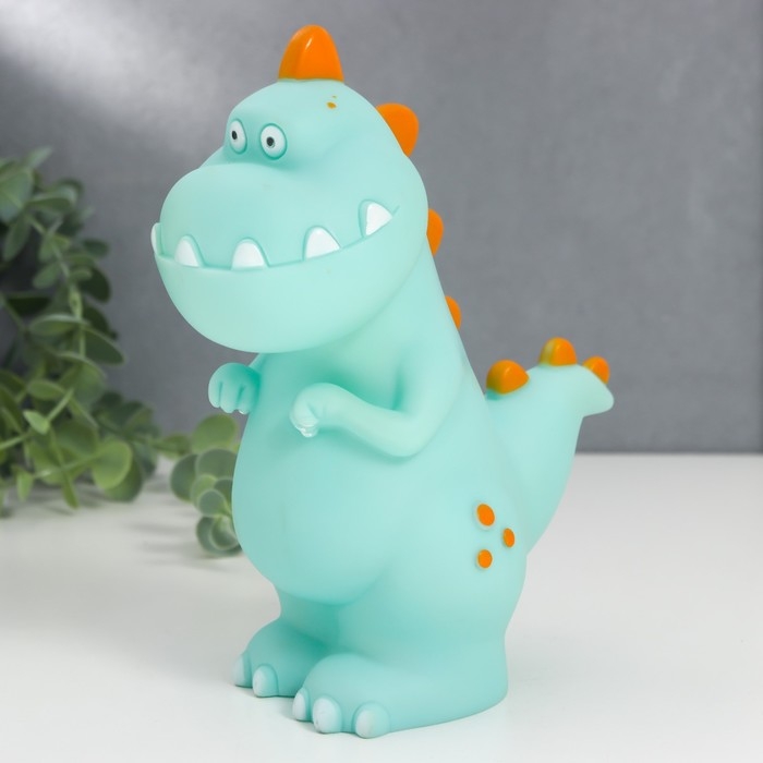 Копилка пластик Копилка пластик "Зубастый динозавр" МИКС 8,5х13х18 см