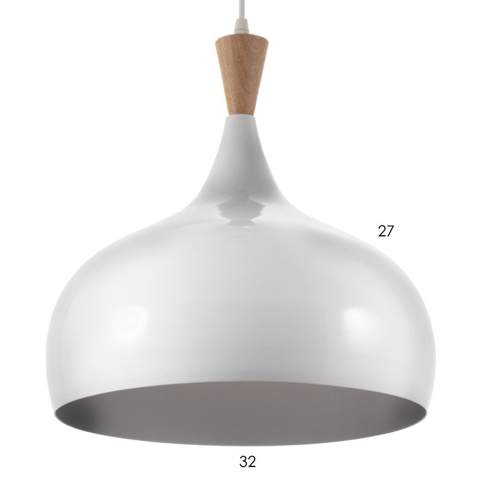 Подвес BayerLux Подвес BayerLux "Инди" Е27 белый 33х33х30-130см