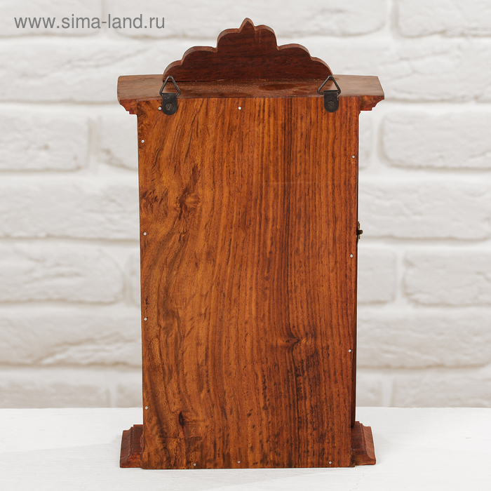 Ключница Ключница "Резные сердечки" дерево28*16*6 см