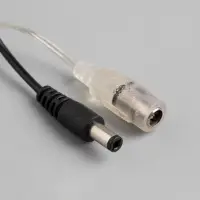 Гирлянда &laquo;Нить&raquo; 20 м, роса, IP20, чёрная нить, 200 LED, свечение тёплое белое, 12 В