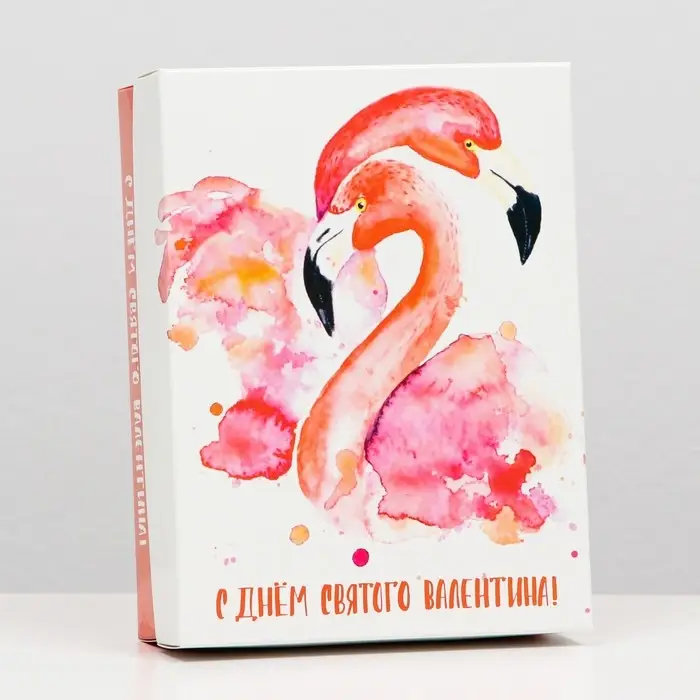 Подарочная коробка сборная «Люблю тебя», 16.5×12.5×5.2 см