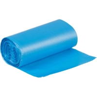 Мешки для мусора ПНД 30л 12мкм 30шт/рул синие 50x60см Luscan