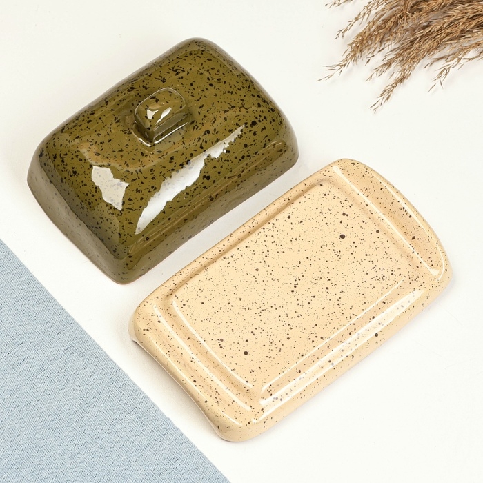 Маслёнка Маслёнка "Русская" 17х10х8см, оазис