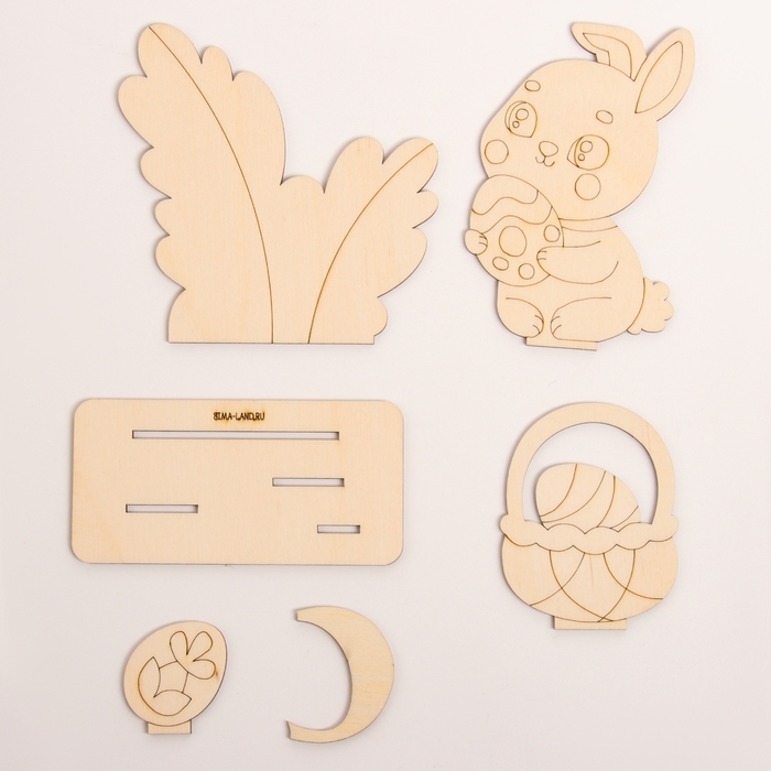 Заготовки для творчества. Роспись по дереву «Зайчик» Заготовки для творчества. Роспись по дереву «Зайчик»