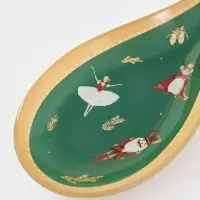 Подставка под ложку "Сказочные истории" 21,5x7,5x1,5 см, цвет зеленый