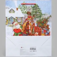 Пакет подарочный ламинированный &laquo;Радость новогодняя&raquo;, M 26&times;32&times;12 см