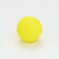 Игрушка пищащая "Мячик, горизонтальные полоски", 5,5 см желтая Игрушка пищащая "Мячик, горизонтальные полоски", 5,5 см желтая