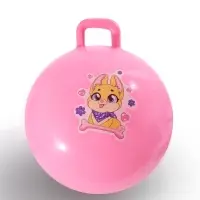 Мяч - прыгун с ручкой ONLYTOP &laquo;Корги&raquo;, d=45 см, розовый