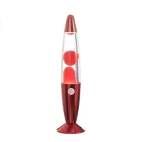 Лава - лампа RISALUX &laquo;Ракета&raquo;, 30 Вт, Е14-R39, от сети 220 В, красная, 8&times;8&times;34 см