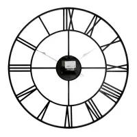 Часы настенные, серия: Лофт, плавный ход, d=45 см, чёрные