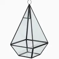 Флорариум каркас, 13&times;24 см, чёрный