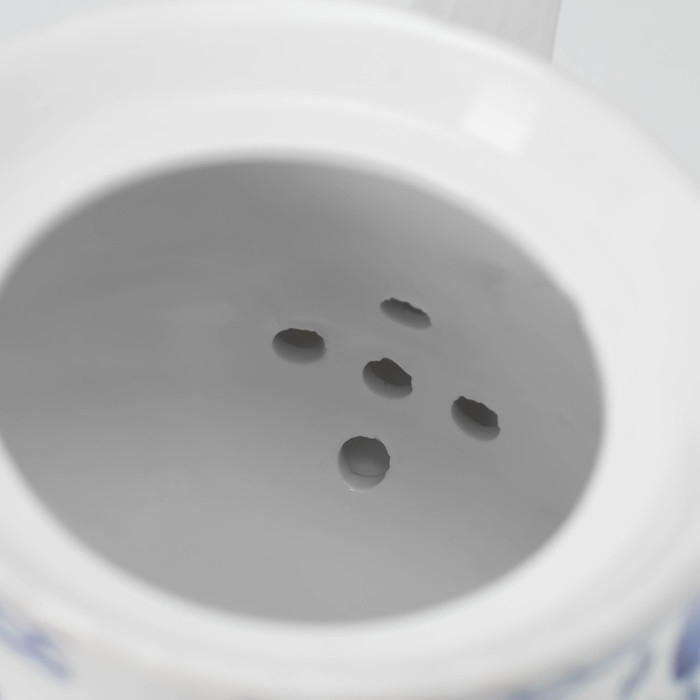 Сервиз керамический чайный Доляна «Русский узор»,13 предметов на подставке: 6 чашек 210 мл, 6 блюдец, чайник Сервиз керамический чайный Доляна «Русский узор»,13 предметов на подставке: 6 чашек 210 мл, 6 блюдец, чайник